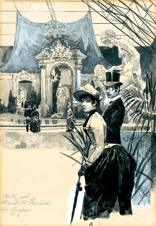 Karl Bauerle Ausstellung 1886