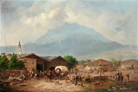 Karl August Hirtlinger Dorf in Oberbayern