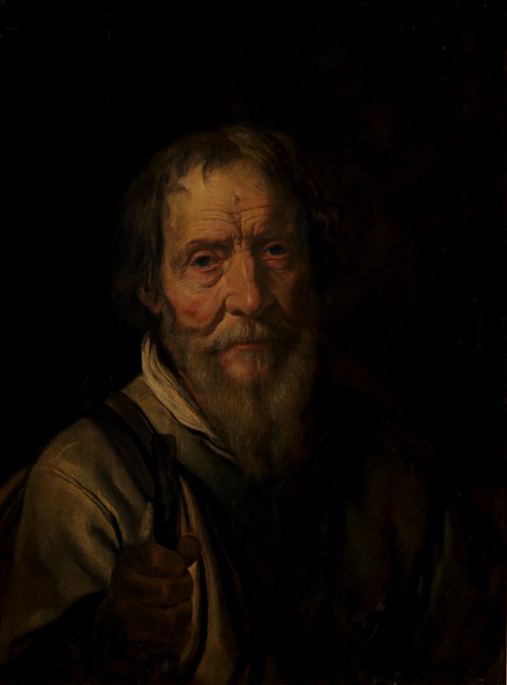 Karel van III Mander - Portrait of an Old Man. Christian Jacobsen Drakenberg (^) - KMS1379 - Statens Museum for Kunst
