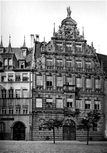 Karl Emil Otto Fritsch-Denkmaeler Deutscher Renaissance-1891-Nuernberg-Pellerhaus zu Nuernberg Aegidienplatz 1605 Facade