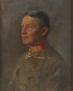 Karl Feiertag Porträt Hermann Kövess von Kövessháza