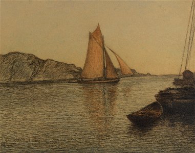 Karl Nordström Sailors in the Strait Thielska 313