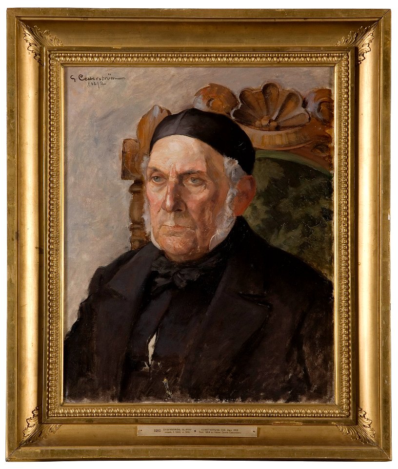 Karl Emanuel Cederström, 1804-1892 (Gustaf Cederström) - Nationalmuseum - 39650