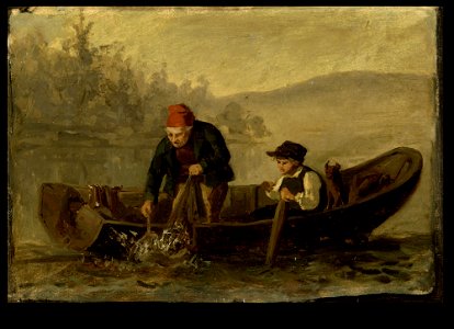 Karl Emanuel Jansson - Fishermans - A I 192 - Finnish National Gallery