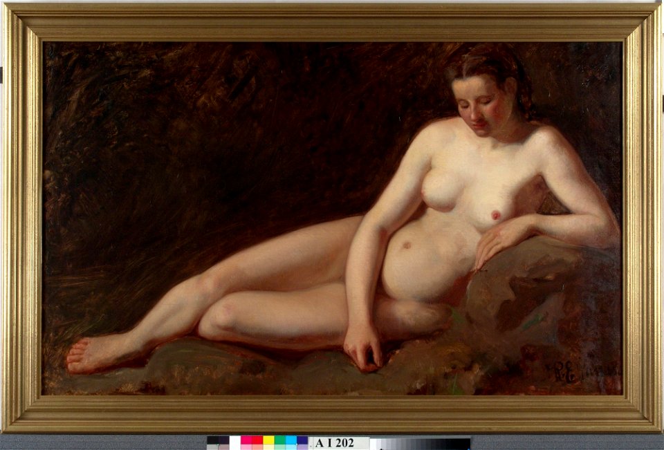 Karl Emanuel Jansson - Reclining Nude - A I 202 - Finnish National Gallery
