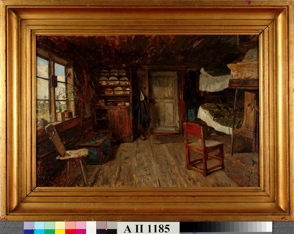 Karl Emanuel Jansson - Interior on Åland - A II 1185 - Finnish National Gallery