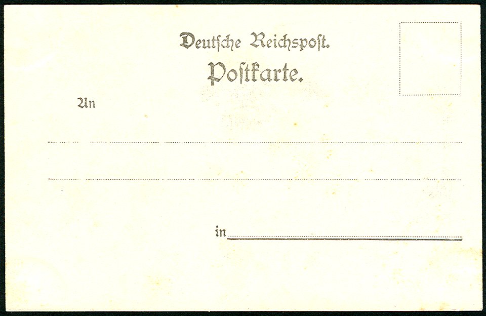 Karl F. Wunder PC 0235 Gruß aus Hannover. Calenbergerstraße mit Marktverkehr. Adressseite