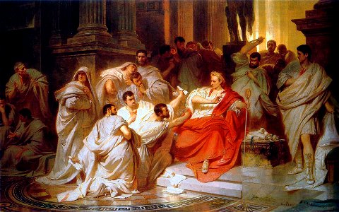 Karl Theodor von Piloty Murder of Caesar 1865
