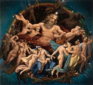Karl Friedrich Schinkel - Uranus and the Dance of the Stars