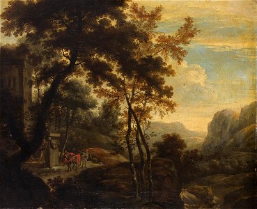 Karl Ferdinand Fabritius - Gebirgslandschaft - GG 446 - Kunsthistorisches Museum