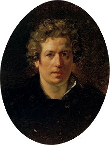 Karl Briullov - self-portrait 1833. Free illustration for personal and commercial use.