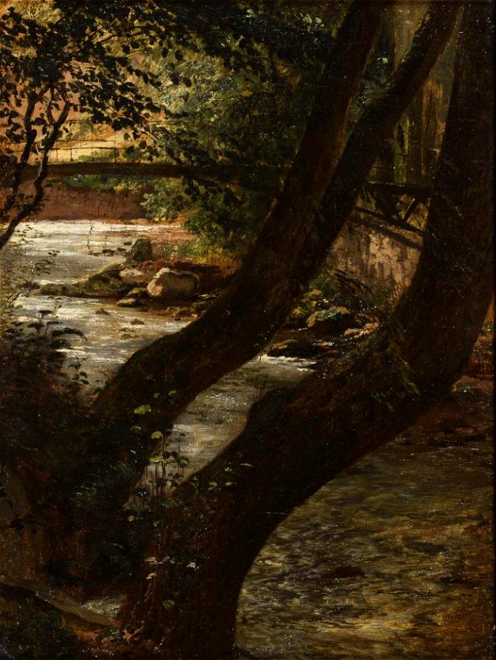 Karl Weysser Partie an der Enz