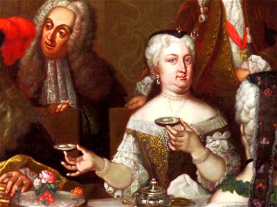 Karl VI's taffel (detalje)