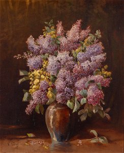 Karl Vikas Flieder in Vase