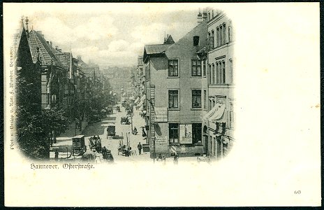 Karl F. Wunder PC 0060 Hannover, Osterstraße. Bildseite. Knackstedt & Näther