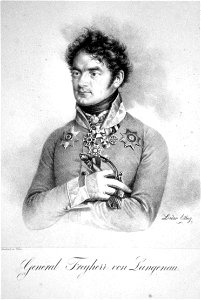 Karl Friedrich von Langenau Litho