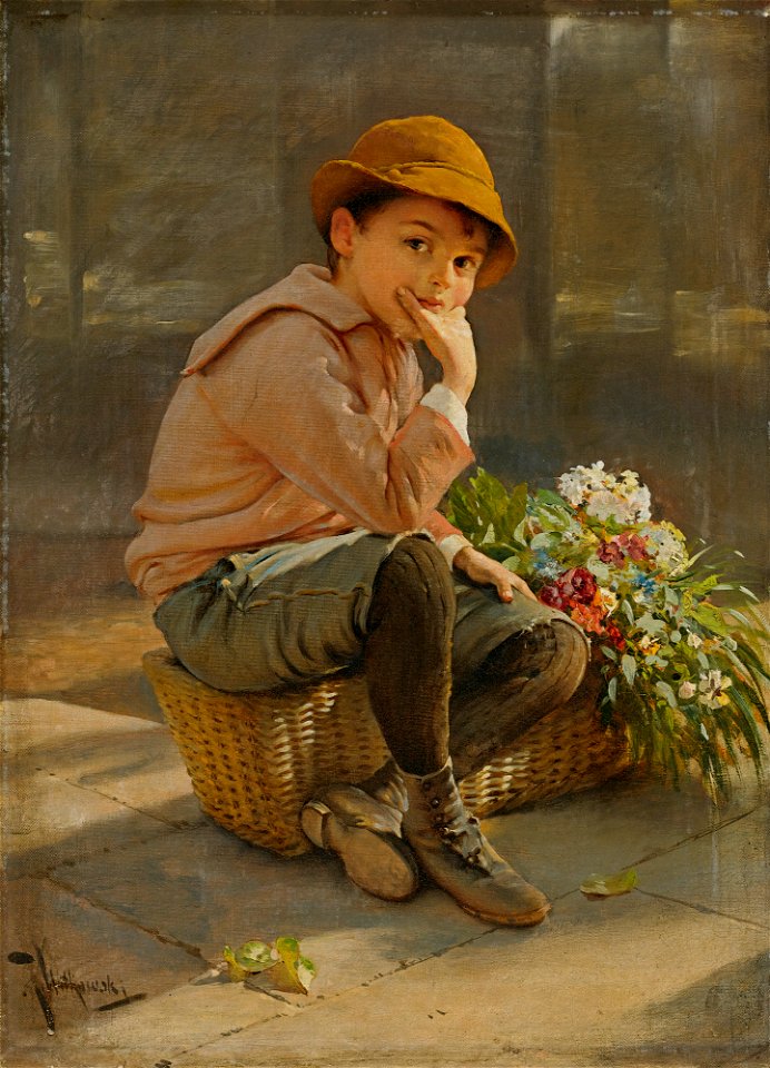 Karl Witkowski - Guarding the flower basket