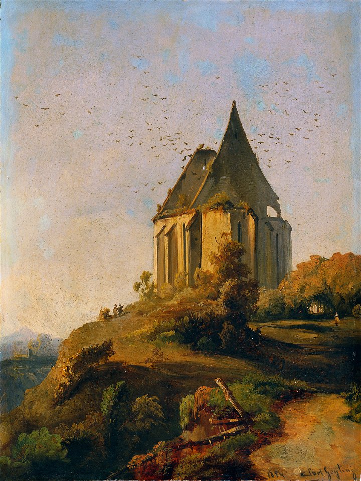Karl Geyling - Kirchenruine - 4525 - Österreichische Galerie Belvedere