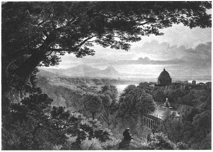 Karl Friedrich Schinkel Landschaft mit Pilger