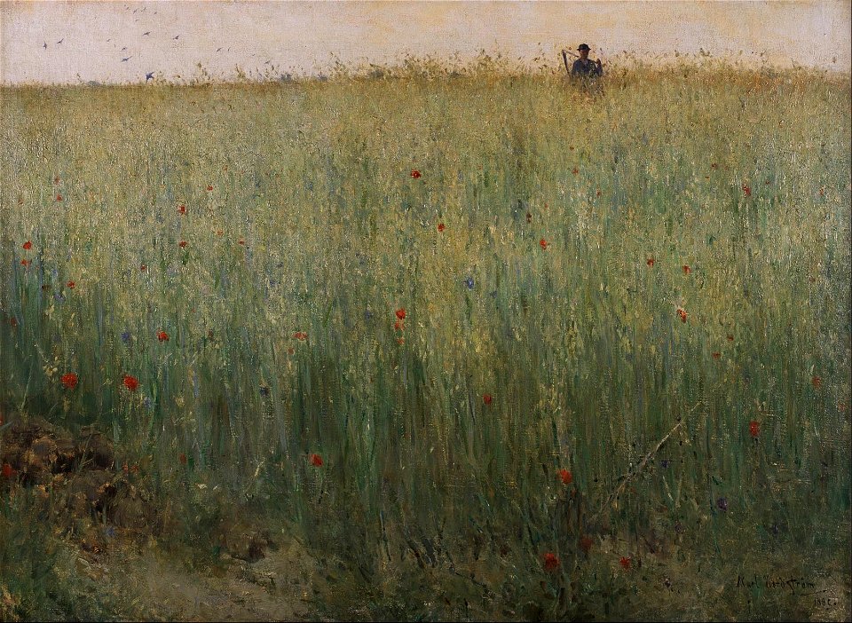 Karl Nordström - Field of Oats at Grez - Google Art Project