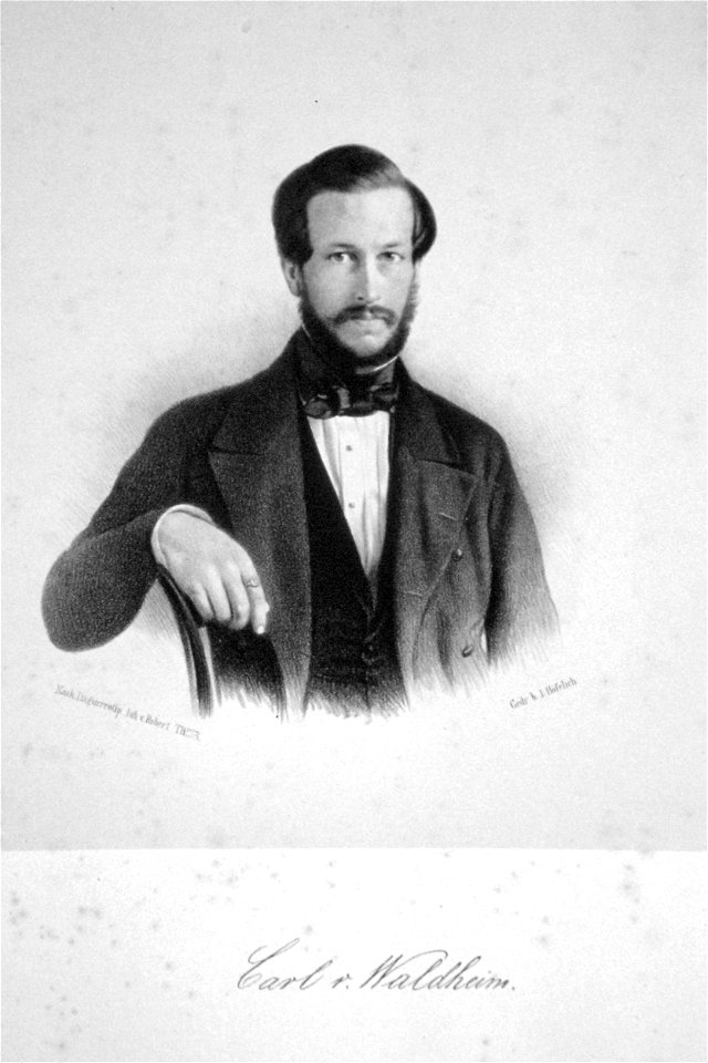 Karl Schürer von Waldheim Litho