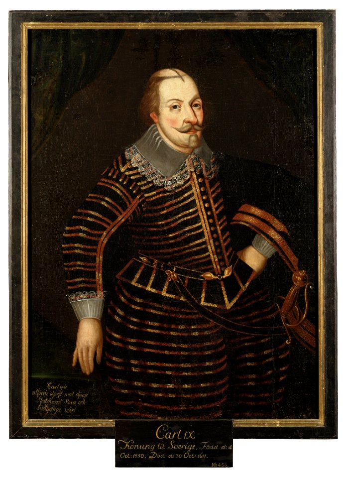 Karl IX, 1550-1611, konung av Sverige - Nationalmuseum - 15126