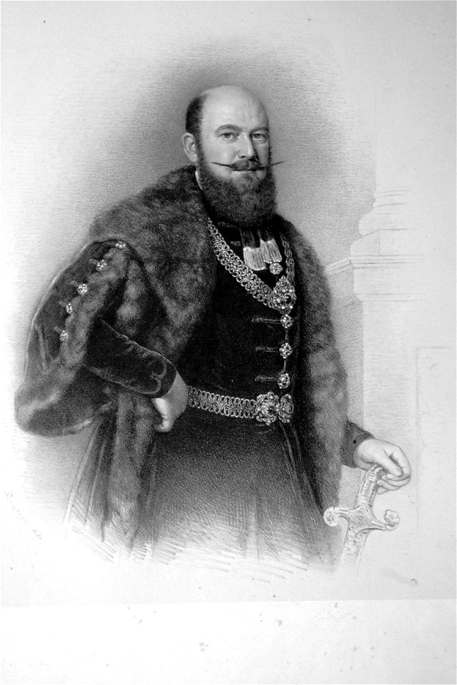Karl Eduard von Schönborn Litho