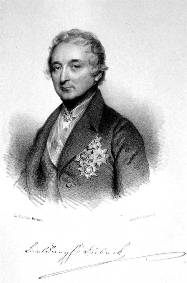 Karl Friedrich von Kübeck Litho 02