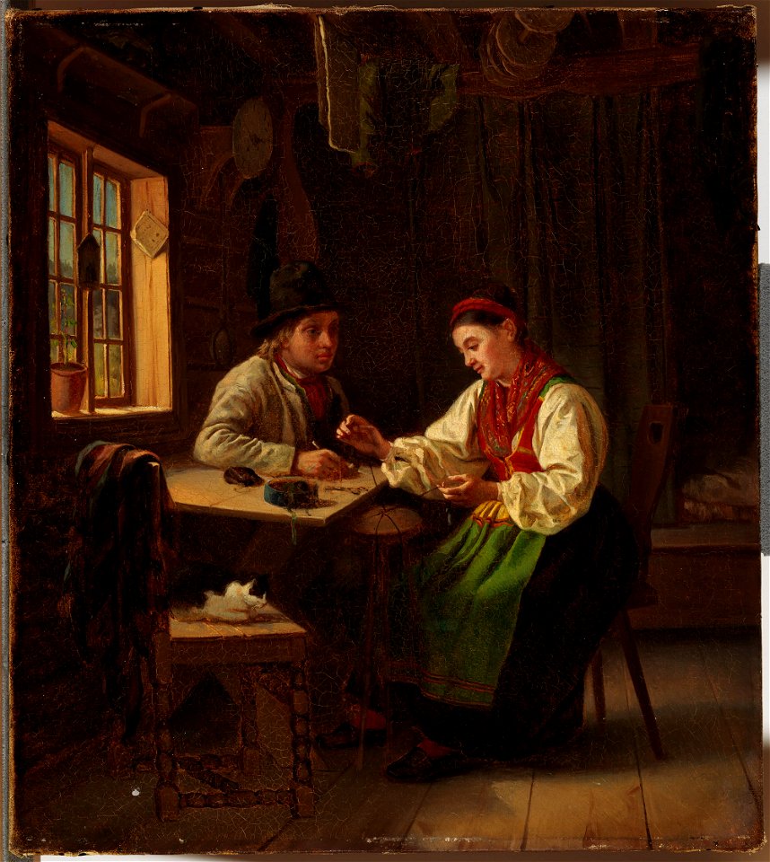 Karl Emanuel Jansson - Swedish Folks - A I 193 - Finnish National Gallery