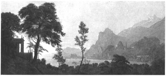Karl Friedrich Schinkel Morgen (Italienische Seelandschaft)