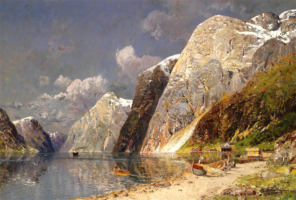 Karl Kaufmann Grosse Fjordlandschaft