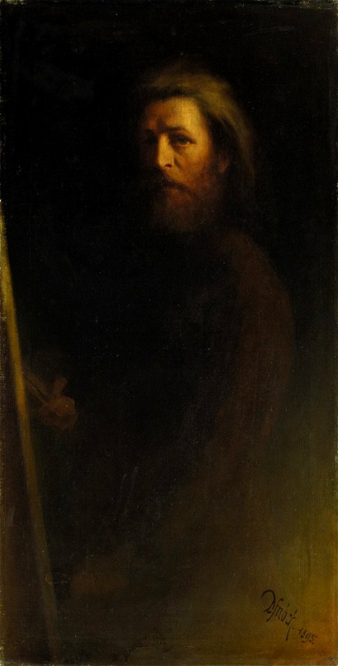Karl Wilhelm Diefenbach Selbstbildnis 1895