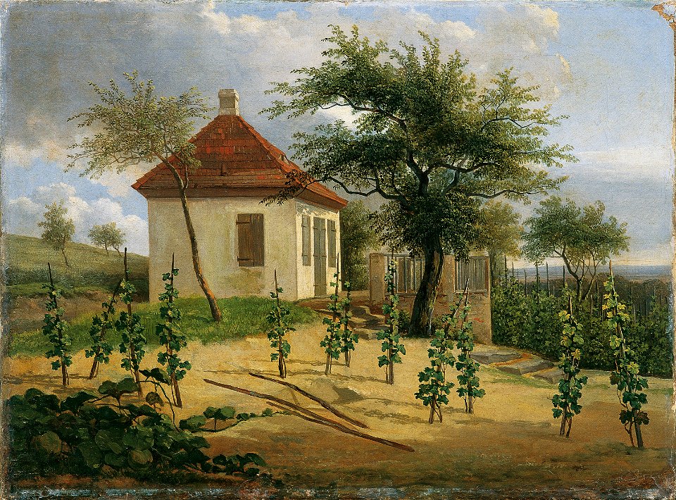 Karl Gottfried Traugott Faber - Pavillon auf Dr. Körners Weinberg bei Loschwitz - 1846 - Österreichische Galerie Belvedere