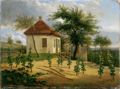 Karl Gottfried Traugott Faber - Pavillon auf Dr. Körners Weinberg bei Loschwitz - 1846 - Österreichische Galerie Belvedere