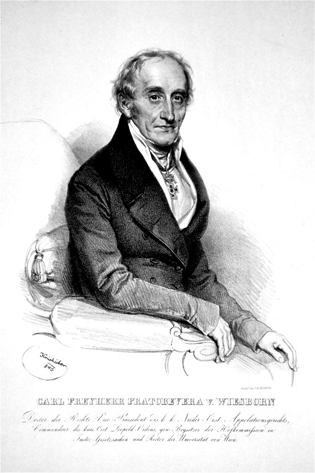 Karl Pratobevera-Wiesborn Litho