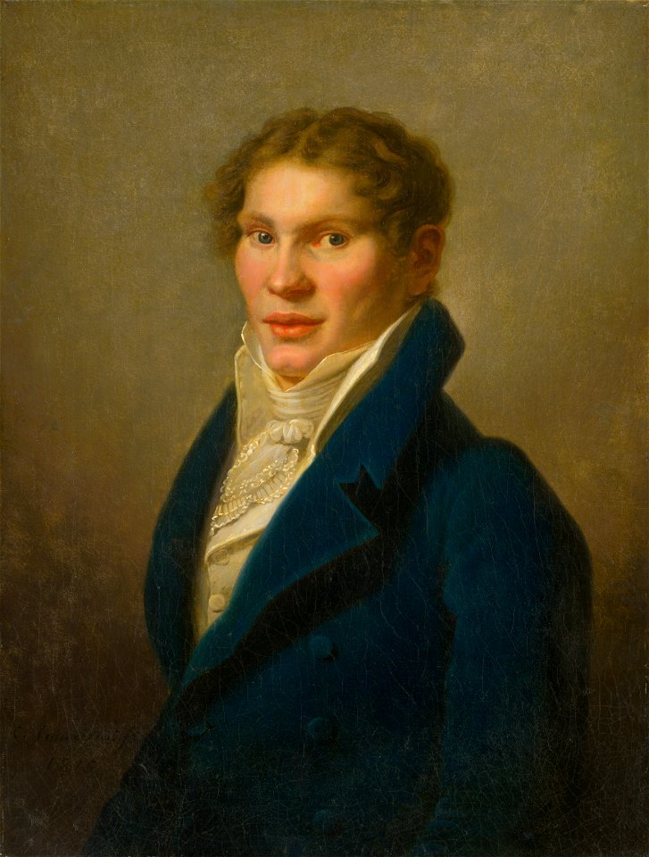 Karl Gottlieb Schweikart - Podobizeň mladého muža - O 3195 - Slovak National Gallery