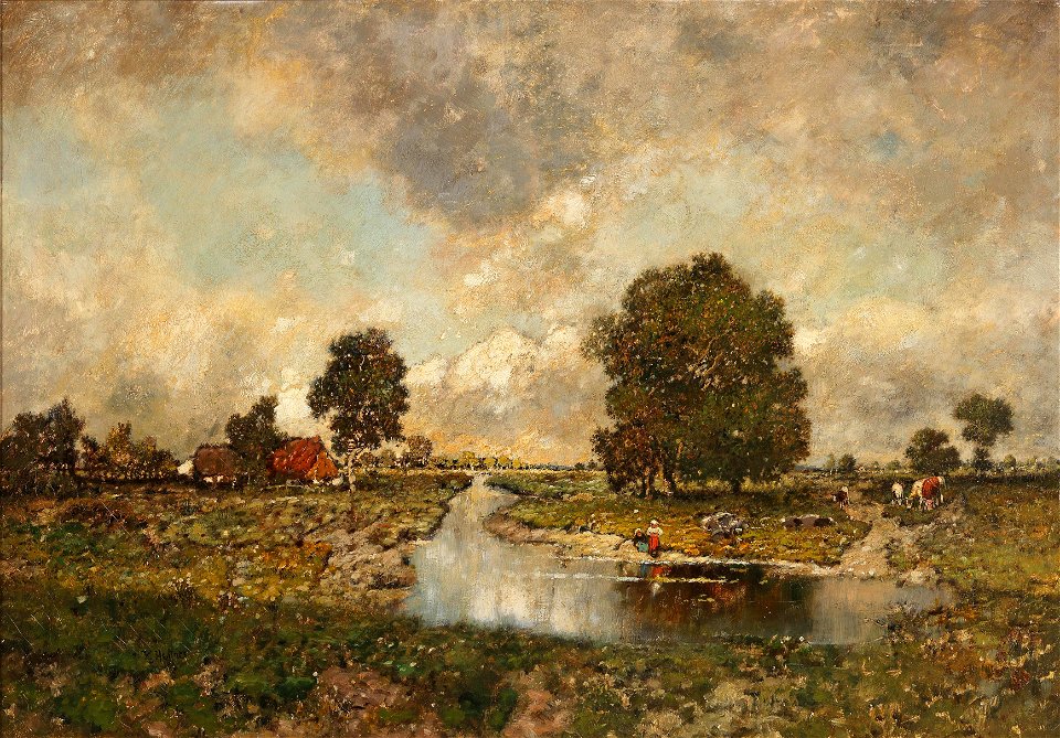 Karl Heffner Flusslandschaft