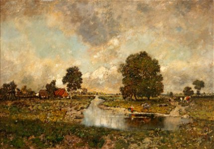 Karl Heffner Flusslandschaft