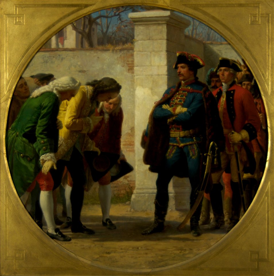 Karl von Blaas - Der Überfall auf Berlin 1757 - 2738 - Kunsthistorisches Museum