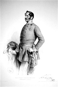 Karl II Schwarzenberg 1850 Litho