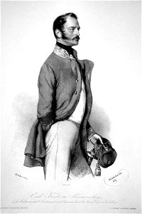 Karl II Schwarzenberg 1849 Litho