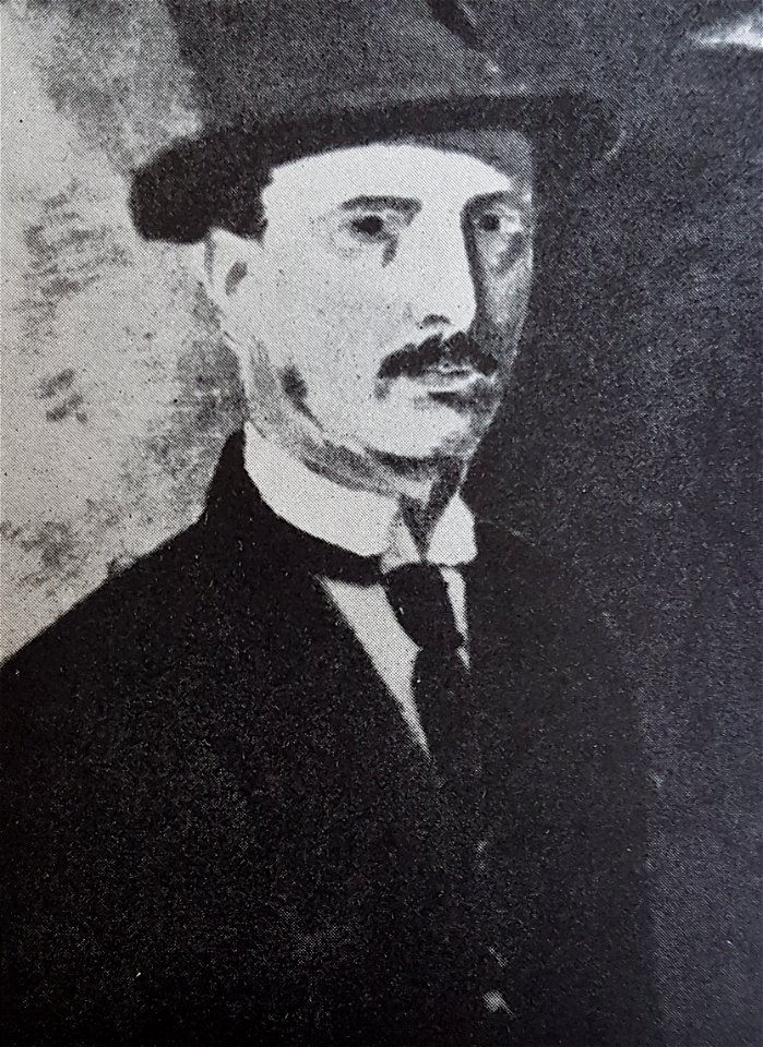 Karl Isakson självporträtt