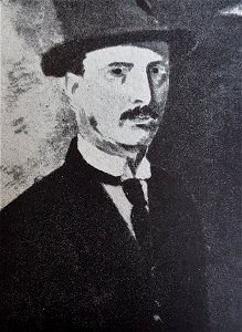 Karl Isakson självporträtt