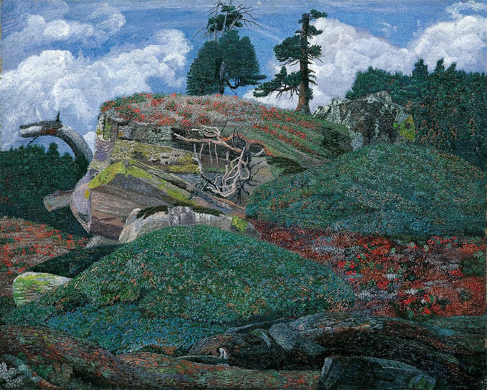 Karl Mediz - Landschaft mit Felsen - 7244 - Österreichische Galerie Belvedere