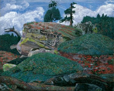 Karl Mediz - Landschaft mit Felsen - 7244 - Österreichische Galerie Belvedere