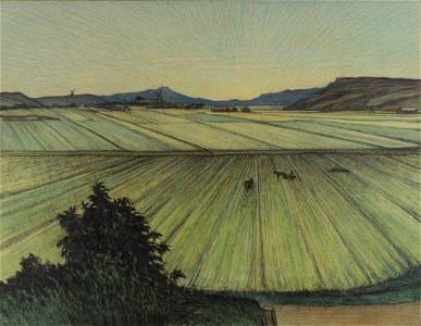 Karl Nordström Landscape with Fields Thielska 306