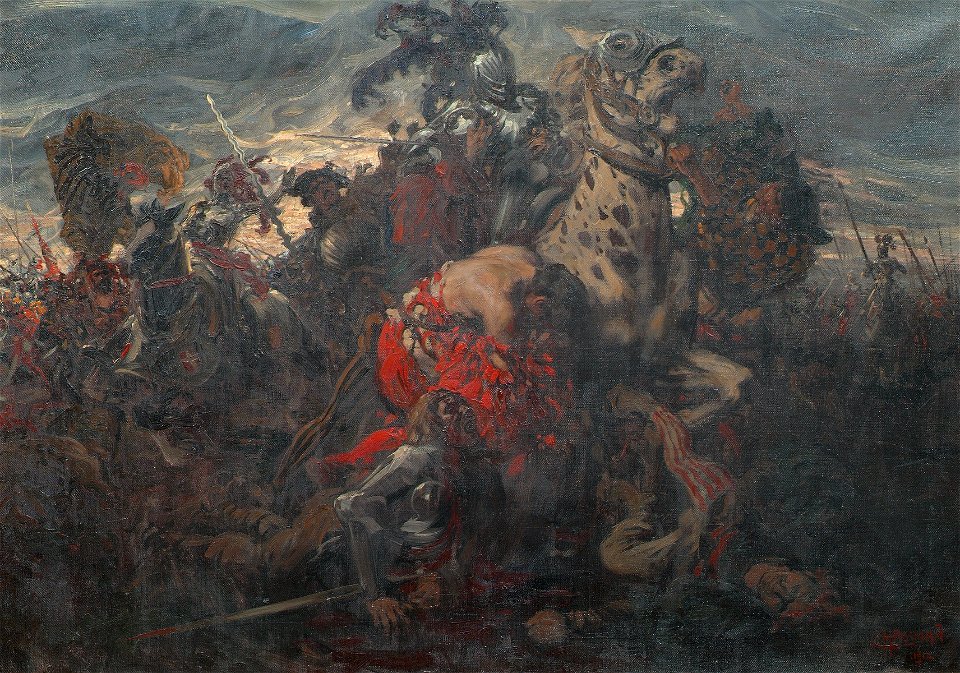 Karl Ludwig Hassmann - Die Schlacht bei Pavia - 1494 - Österreichische Galerie Belvedere