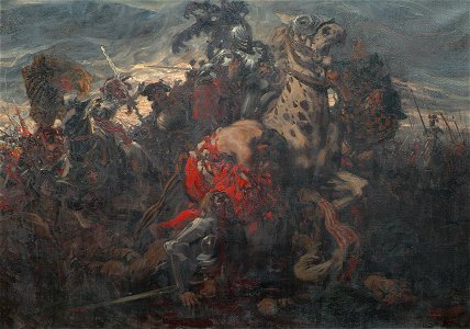 Karl Ludwig Hassmann - Die Schlacht bei Pavia - 1494 - Österreichische Galerie Belvedere