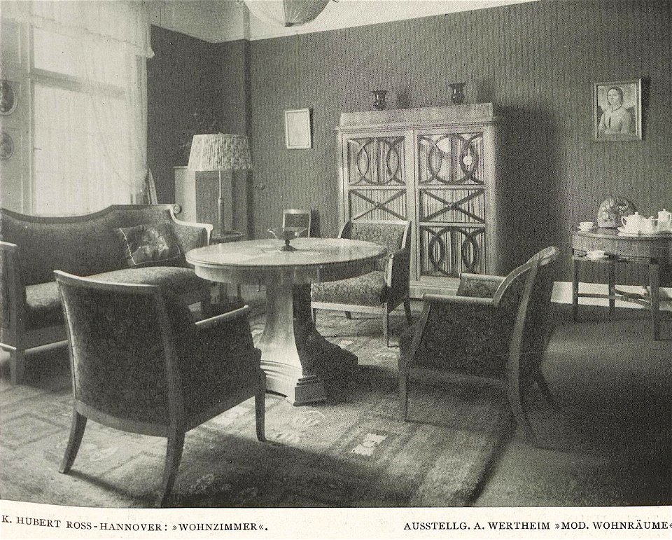 Karl Hubert Ross - Wohnzimmer, 1913