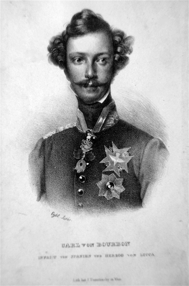 Karl II. Litho
